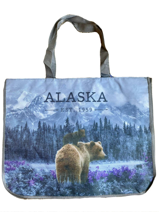 Color Pop , Grizzly Canvas Tote Bag TRAVEL / TOTES & BAGS