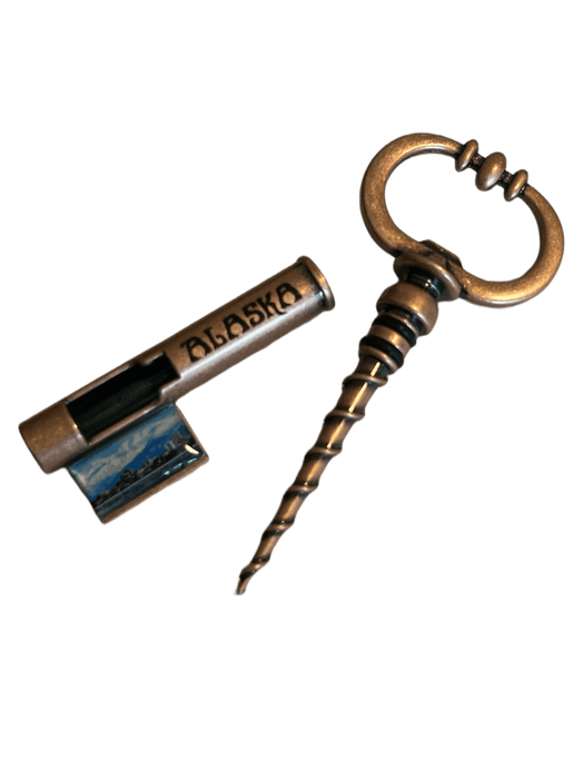 Copper Key Cork screw and Bottle Opener Magnet COLLECTIBLES / MAGNETS