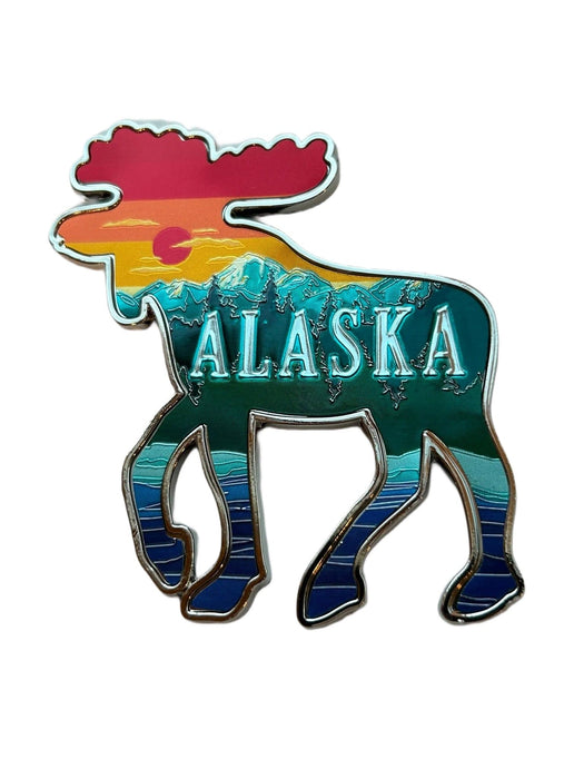 Die Cut Moose Sunset, Magnet COLLECTIBLES / MAGNETS