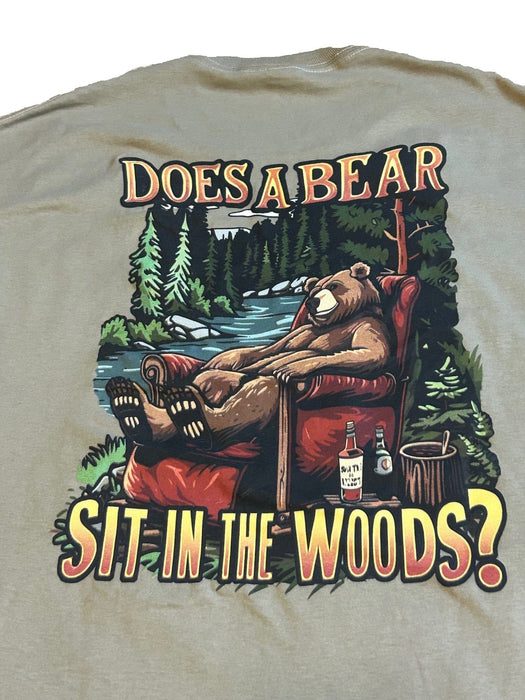 Does a  Bear Sit in the Woods?, Adult T-shirt SOFT GOODS / T-SHIRT