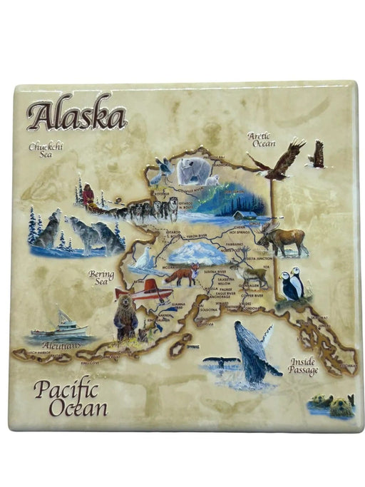Embossed Van Zyle Map Coaster KITCHEN / COASTERS