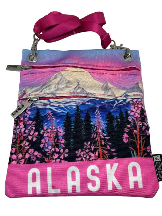 Fireweed Mountain Alaska Neck Bag TRAVEL / TOTES & BAGS