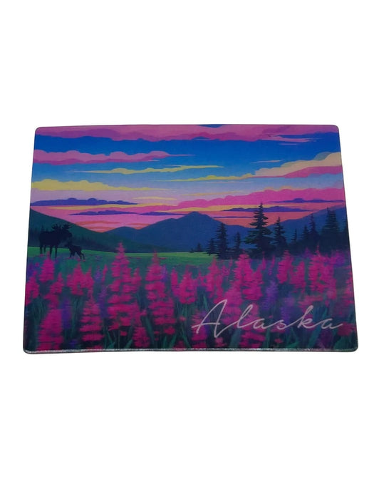 Fireweed Sunset Lenticular, Magnet COLLECTIBLES / MAGNETS