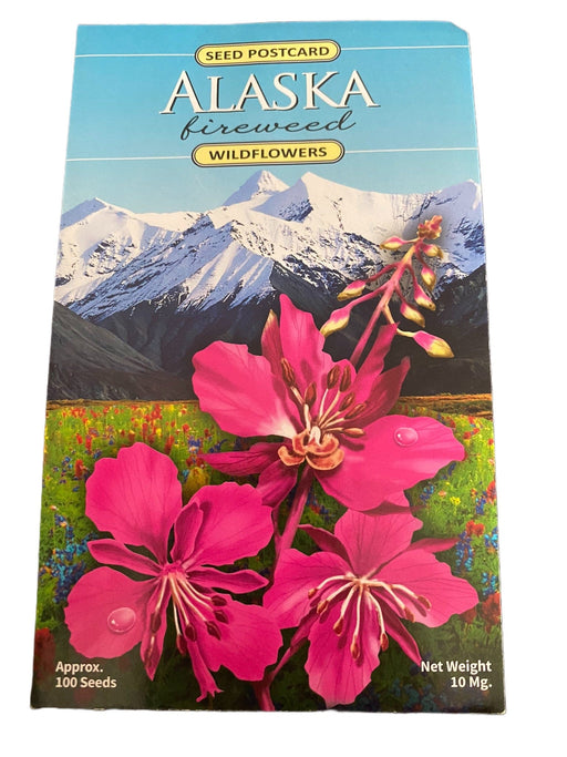 Fireweed Wildflowers, Seed Postcard COLLECTIBLES / POSTCARDS