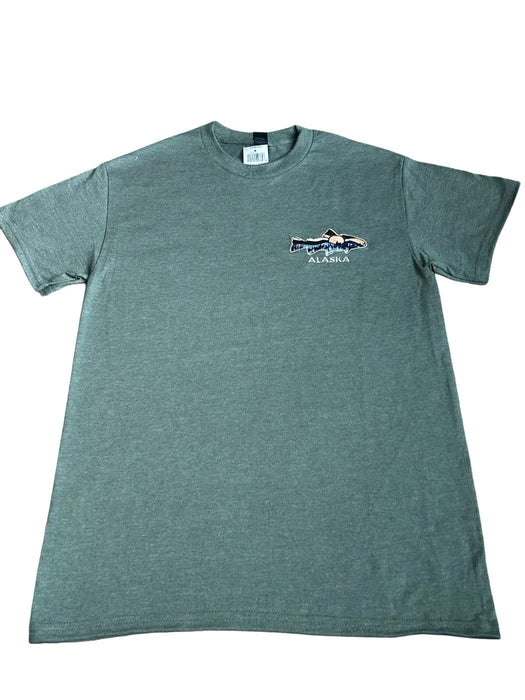 Fish scape Trees, Embroidered T-shirt SOFT GOODS / T-SHIRT