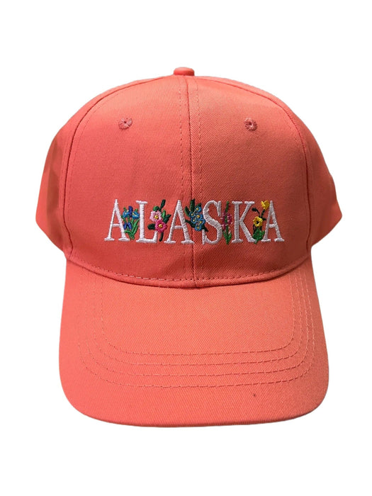 Floral Alaska Baseball Hat PROMO HATS