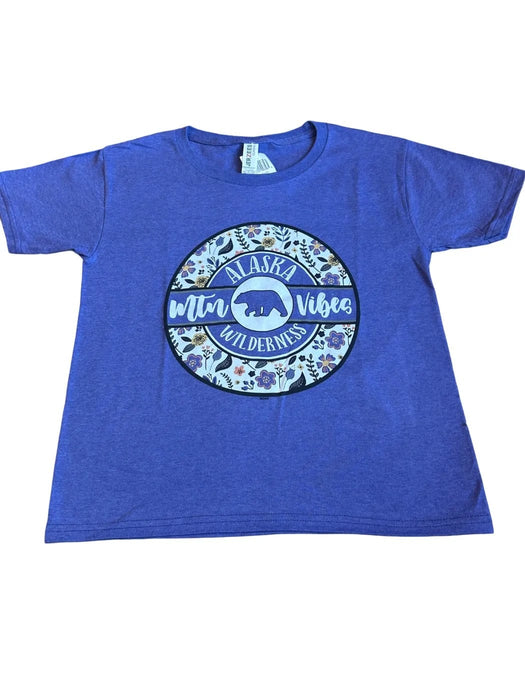 Floral Circle Bear Youth T-shirt SOFT GOODS / KIDS