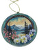 Floral mountain scene, Ornament COLLECTIBLES / ORNAMENTS
