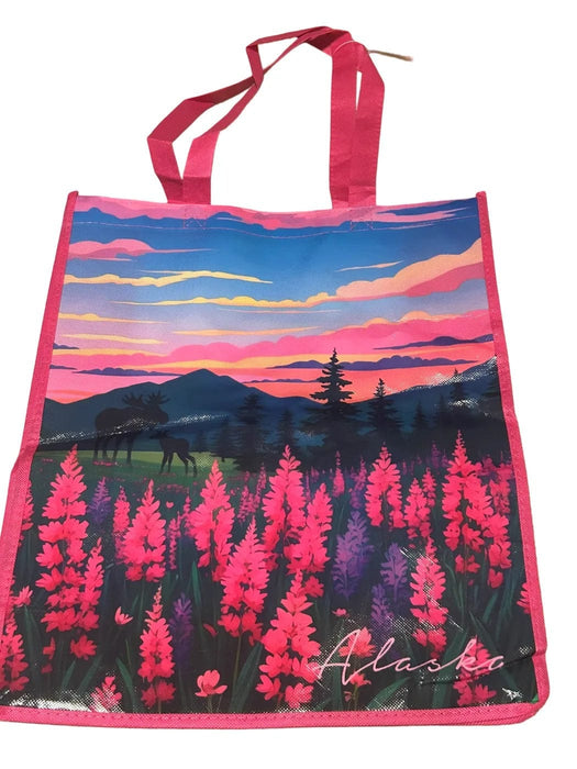 Floral Sunset Reusable Tote Bag TRAVEL / TOTES & BAGS