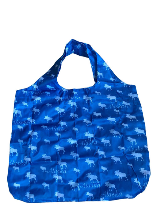 Folding Grocery Moose Bag, Turquoise TRAVEL / TOTES & BAGS