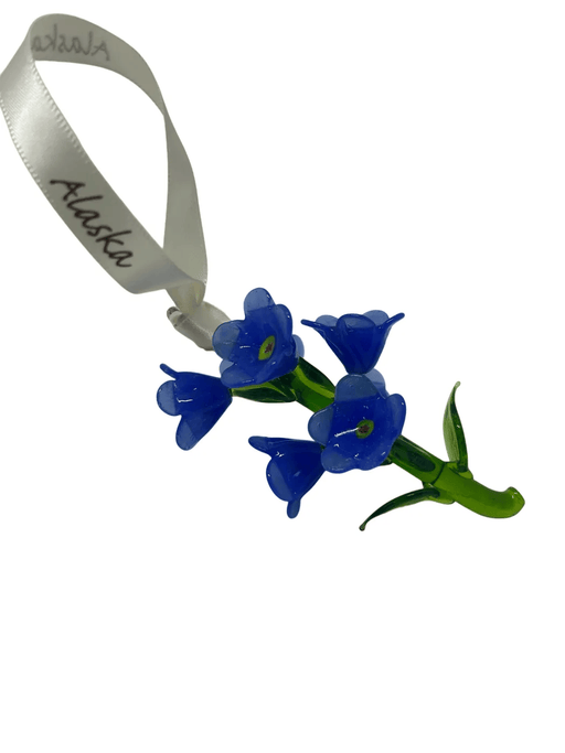 Forget-Me-Not , Blown Glass Ornanent COLLECTIBLES / ORNAMENTS