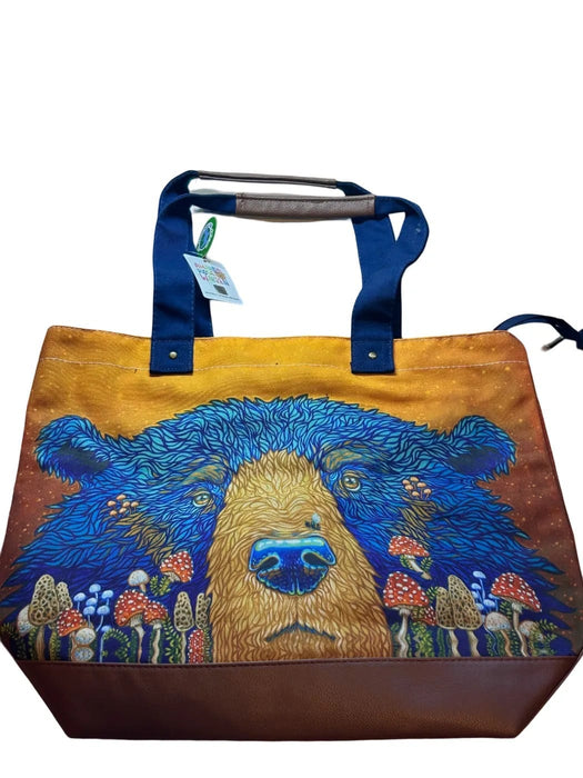 Fun Guy Bear Canvas Tote Bag TRAVEL / TOTES & BAGS