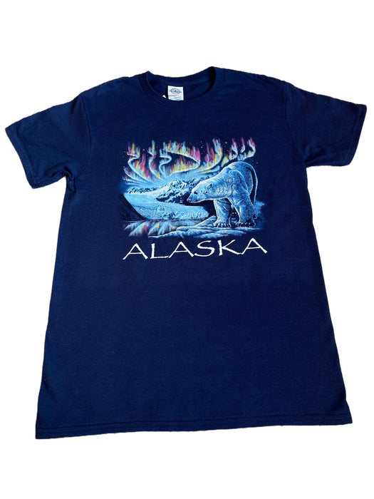 Glacier Glow Northern Light Polar Bear T-shirt SOFT GOODS / T-SHIRT