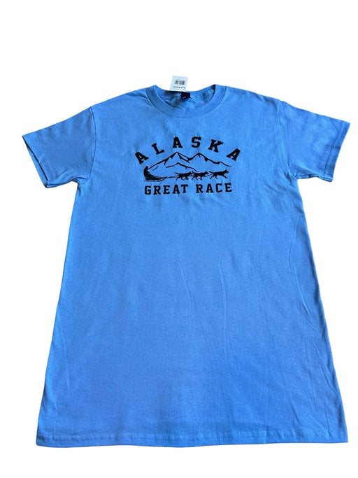 Great Race Sled Dog Embroidered T-shirt SOFT GOODS / T-SHIRT