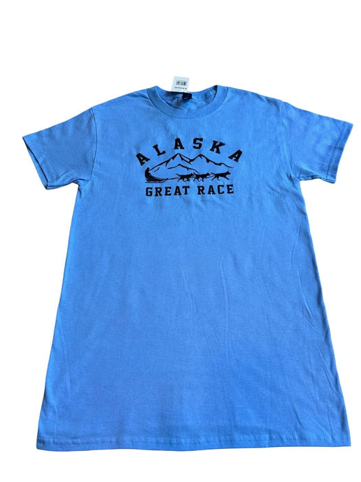 Great Race Sled Dog Embroidered T-shirt SOFT GOODS / T-SHIRT