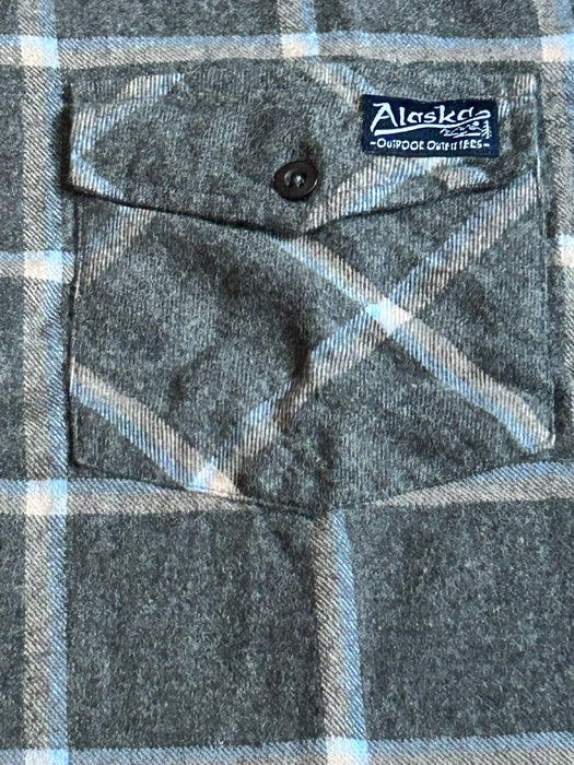 Grey Flannel Button Up Shirt SOFT GOODS / LONG SLEEVES