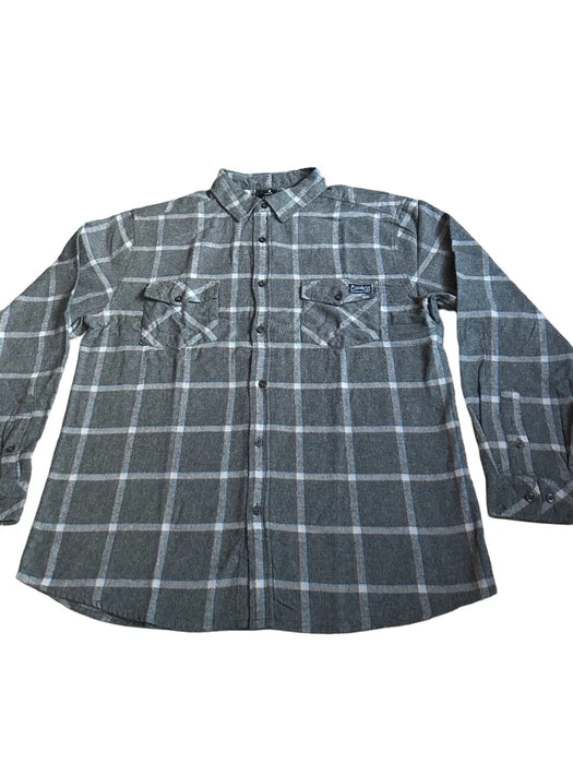 Grey Flannel Button Up Shirt SOFT GOODS / LONG SLEEVES