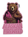 Grizzly Holding Fireweed Sticker COLLECTIBLES / STICKERS