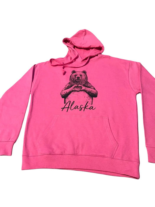 Heart Bear , Adult Hoodie SOFT GOODS / S-SHIRTS