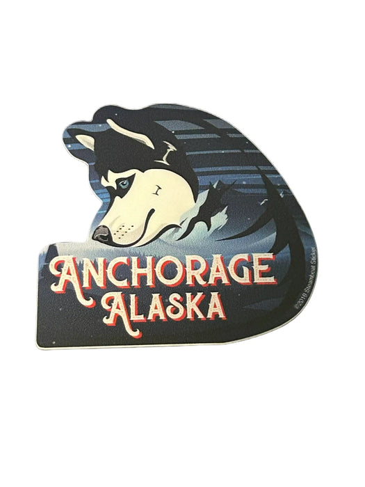 Husky, Anchorage Alaska Sticker COLLECTIBLES / STICKERS