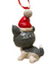 Husky Pup in Santa Hat, Ornament COLLECTIBLES / ORNAMENTS