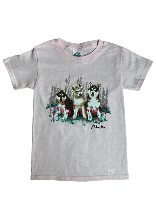 Husky Puppies Trio, Youth T-shirt SOFT GOODS / KIDS