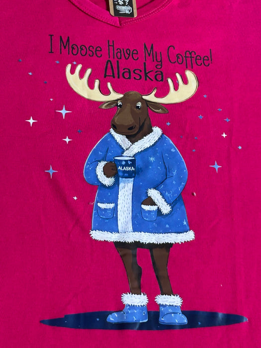 I Moose Have Coffee, Night Shirt Soft goods/ SleepShirts