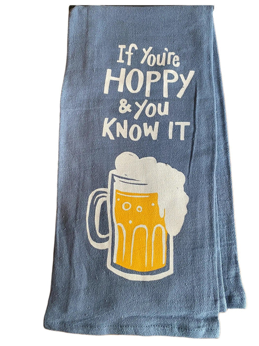 If You're Hoppy & You Know it, Tea Towel Kitchen/Towel & Hot Pads