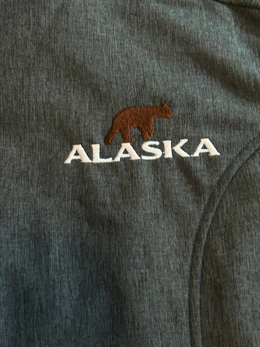 Ladies Hooded Soft Shell Jacket,  Ash SOFT GOODS / JACKETS