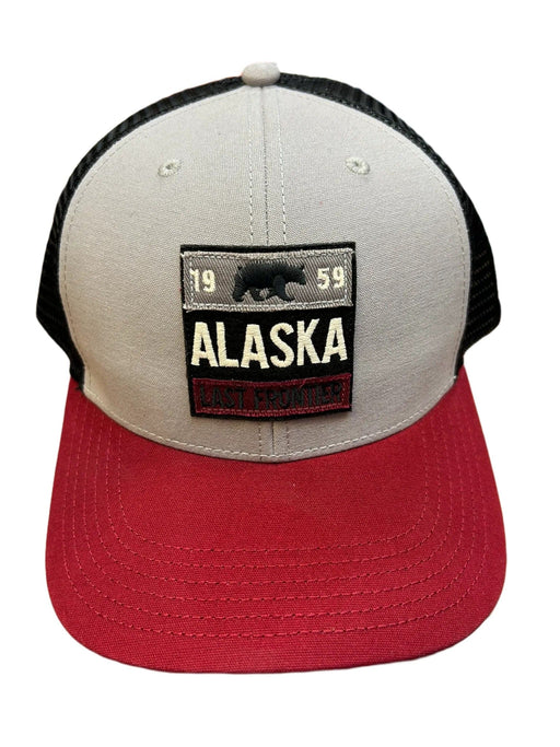 Last Frontier Bear, Tri Color Trucker Hat WEARABLES / BASEBALL HATS