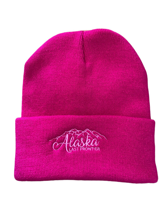 Last Frontier Mountain Script, Adult Winter Hat WEARABLES / WINTER HATS
