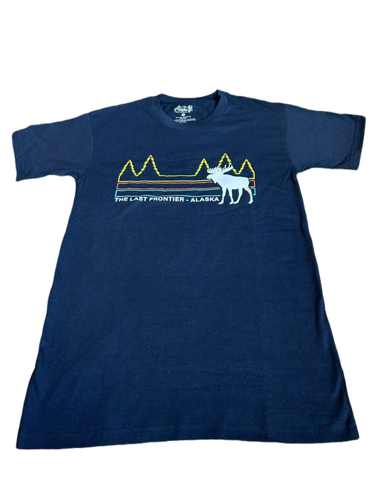 Last Frontier Striped Mountain Moose, Hat Tee Combo HAT / TEE COMBO