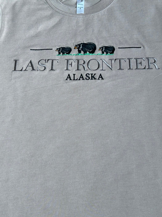 Last Frontier Three Bears, Embroidered T-shirt SOFT GOODS / T-SHIRT
