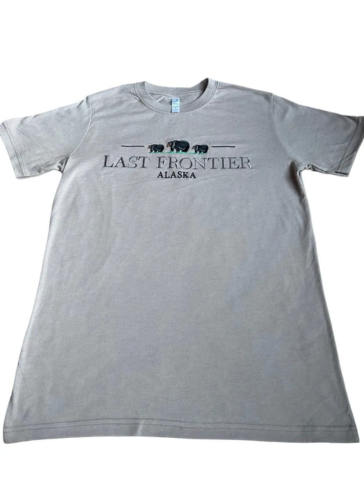 Last Frontier Three Bears, Embroidered T-shirt SOFT GOODS / T-SHIRT