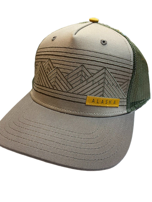 Lined Mountain, Alaska Trucker Hat WEARABLES / BASEBALL HATS