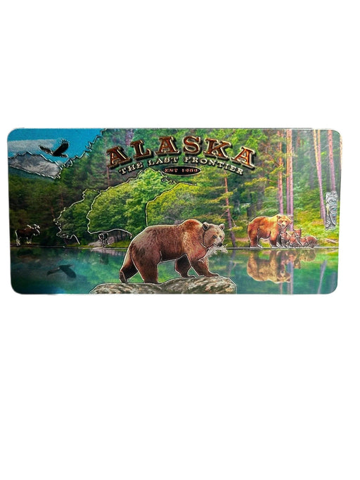 Alaska USA 3D Elk Bear Refrigerator Magnet Souvenir Resin Collection...