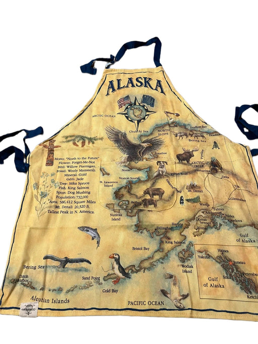 Map and Icon Alaska, Apron KITCHEN / ACCESSORIES