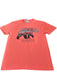 Midnight sun mountain Filled Bear, Adult T-shirt SOFT GOODS / T-SHIRT
