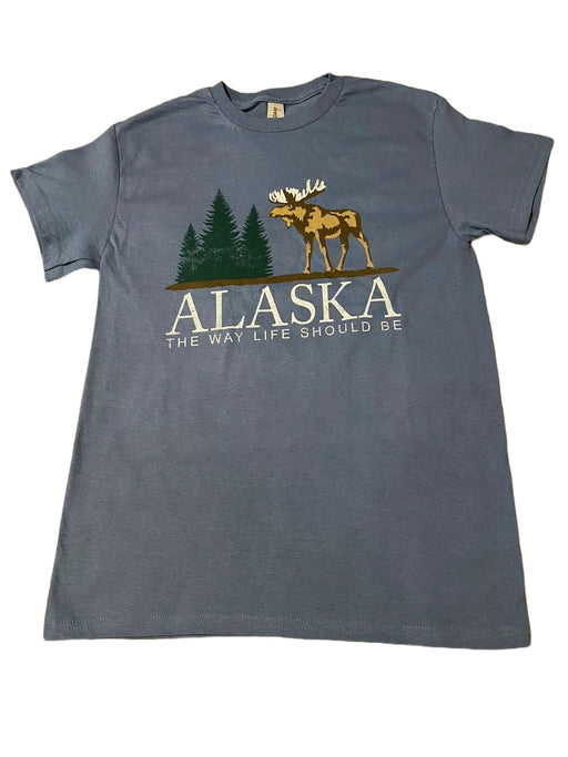 Monarch Moose and Pine, Adult T-shirt SOFT GOODS / T-SHIRT
