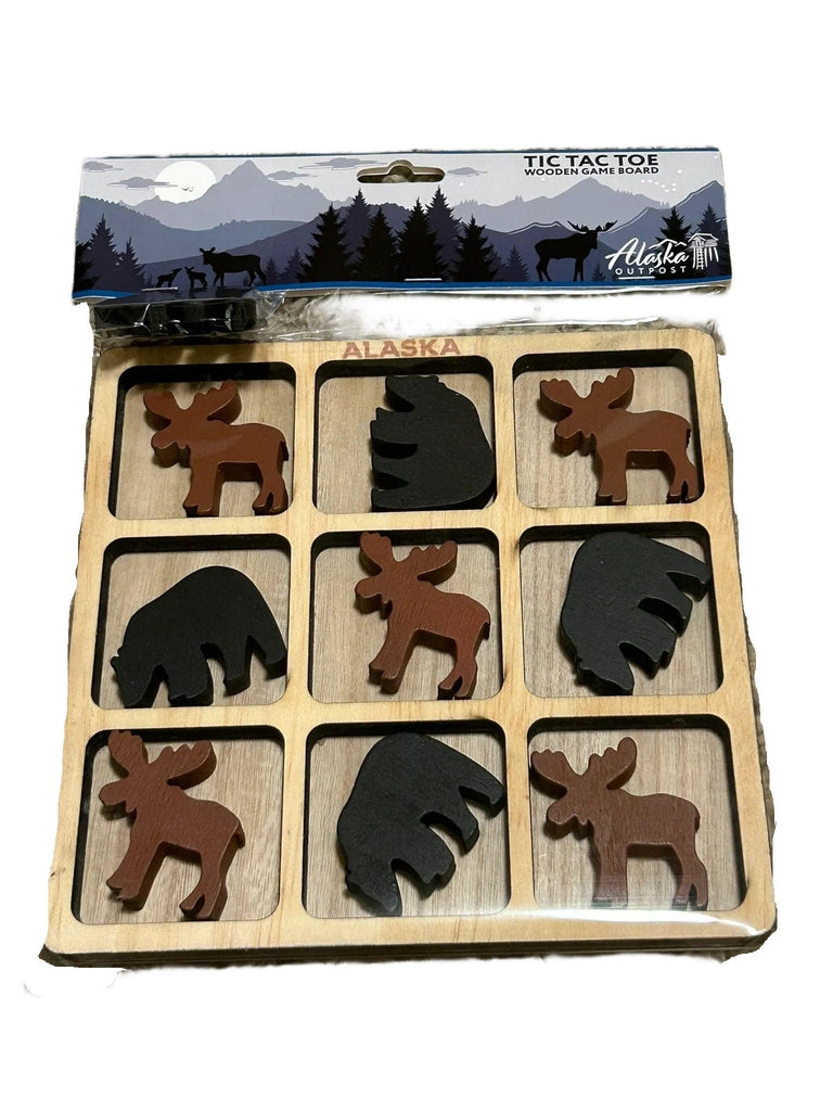 Moose and Bear Tic Tack Toe — Polar Bear Gifts