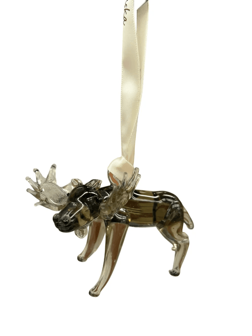 Moose, Blown Glass Ornament COLLECTIBLES / ORNAMENTS