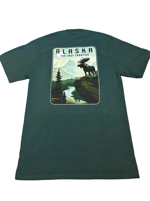 Moose in the Mountain Scene T-shirt SOFT GOODS / T-SHIRT