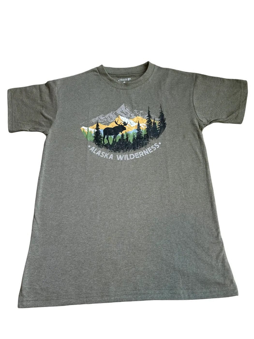 Moose Mountain, Alaska Wilderness, Heather T-shirt SOFT GOODS / T-SHIRT