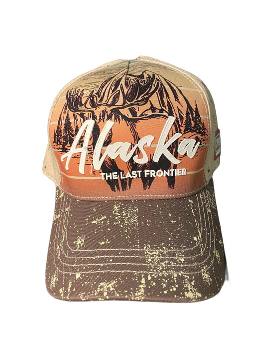 Moose Print, Paint Splatter Adult Baseball Hat WEARABLES / BASEBALL HATS