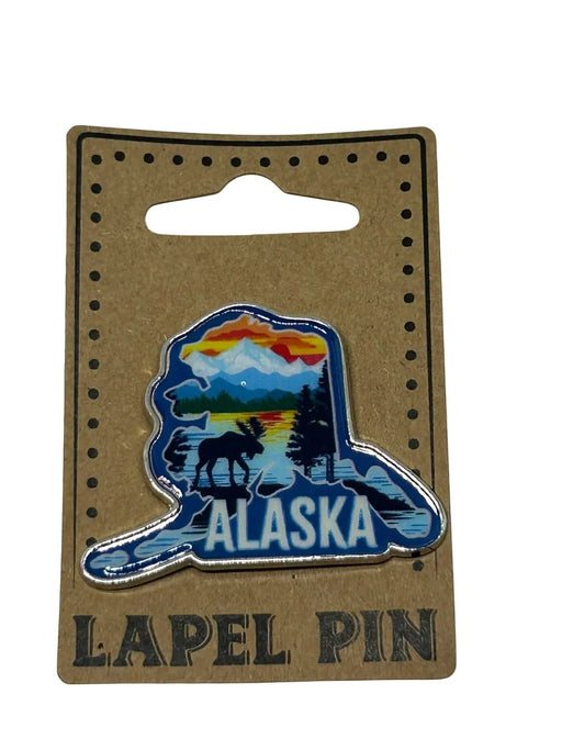 Moose Reflection Map Pin COLLECTIBLES / PINS