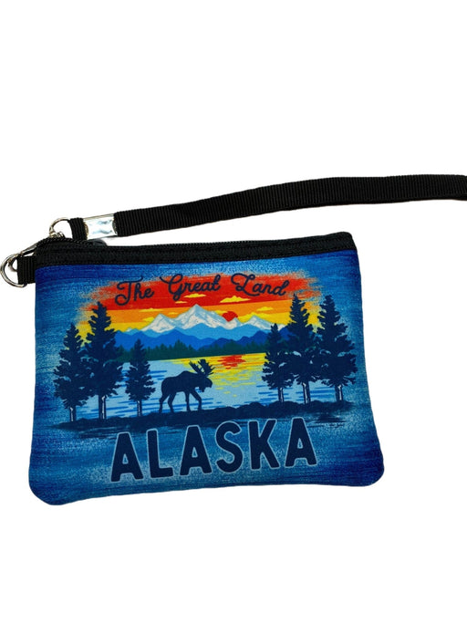 Moose Reflection, Neoprene Coin Purse TRAVEL / ACCESSORIES