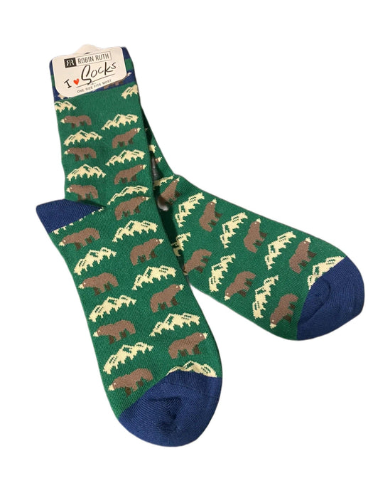 Mountain Bear, Adult Sock WEARABLES / SOCKS