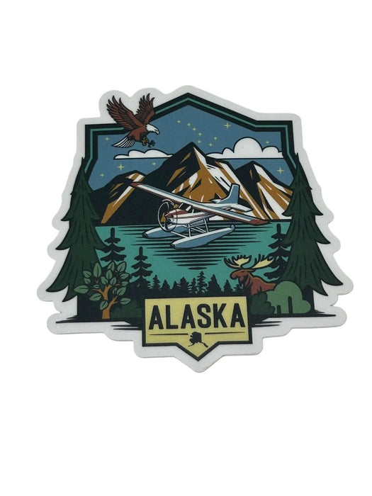 Mountain Bush Plane Sticker COLLECTIBLES / STICKERS