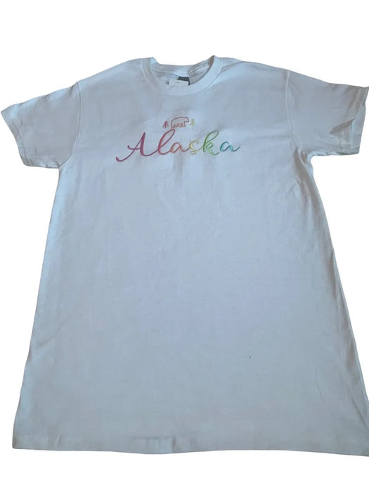 Multi Color Alaska Bear, Embroidered T-shirt SOFT GOODS / T-SHIRT