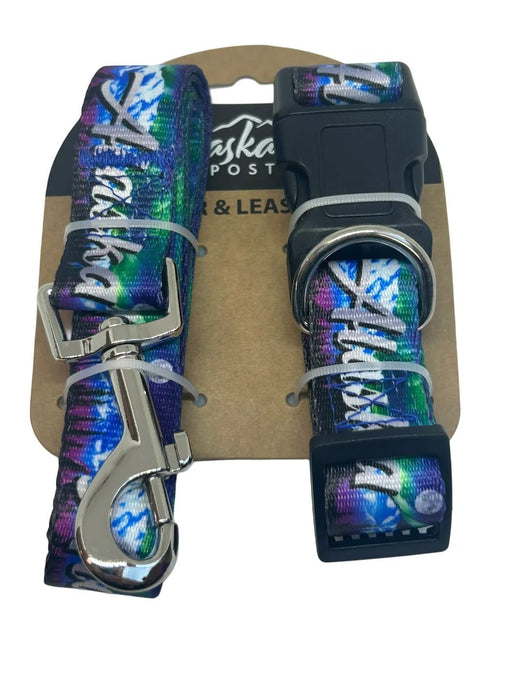 Northern Lights Collar & Leash Set,  Large PETS